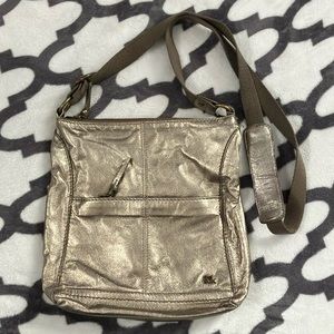 The Sak Silver Mini Crossbody Bag